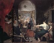 Diego Velazquez The Tapestry-Weavers china oil painting artist